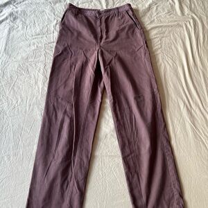 Aritzia Sunday Best Brown Wide Leg Pants